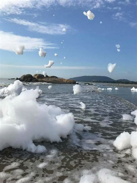 （内附视频）关丹海边现白色泡沫，污染或自然？╮(╯_╰)╭ - Big Post