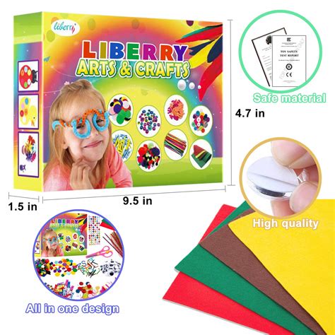 Buy Liberry Arts and Crafts for Girls & Boys Ages 4-12, All-in-One Kids ...