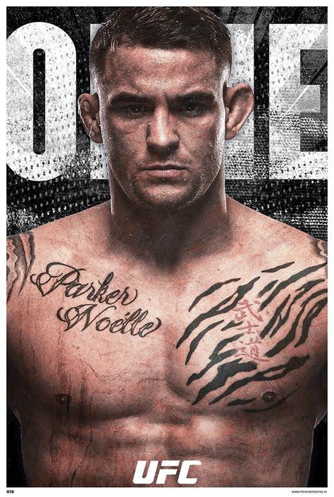 UFC Poster - Dustin Poirier – PrintMyPoster