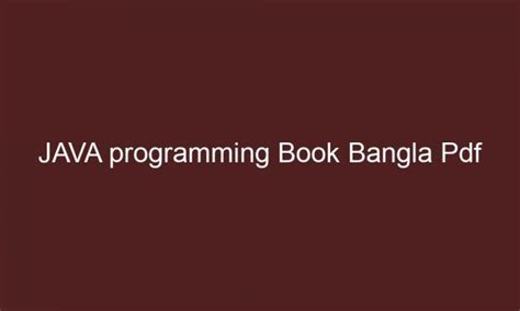 Image result for Java Programming Book PDF