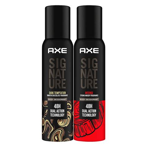 Buy Axe Signature Intense & Dark Temptation Body Perfume 154 ml (Pack ...