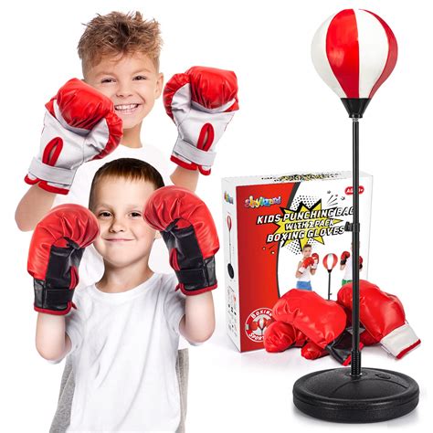 Punching Bag for Kids Included 2 Pack Boxing Gloves, Boxing Toys for ...