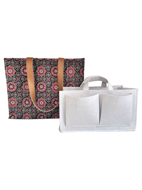 Mommy Travel Combo - Traditional Ajrak – The Toffee Bag