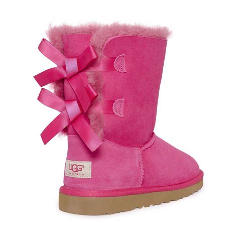 UGG Bailey Bow Cerise Pink Boots – MyCozyBoots