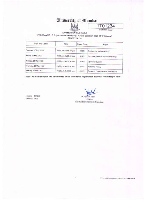 1T01234 FH22 - Bachelor of Engineering in Information Technology - Note ...