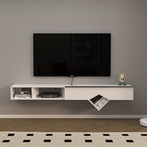 Amazon.com: Pmnianhua Floating TV Stand,70'' Wall-Mounted TV Cabinet ...