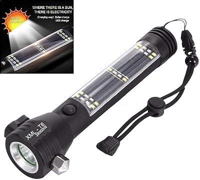Buy Trivyom Rechargeable LED Torch Flashlight, Long Distance Beam Range ...