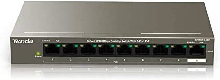 Amazon.in: Buy Tenda TEF1110P-8-102W 10 Port PoE Switch, 8-Port 10 ...