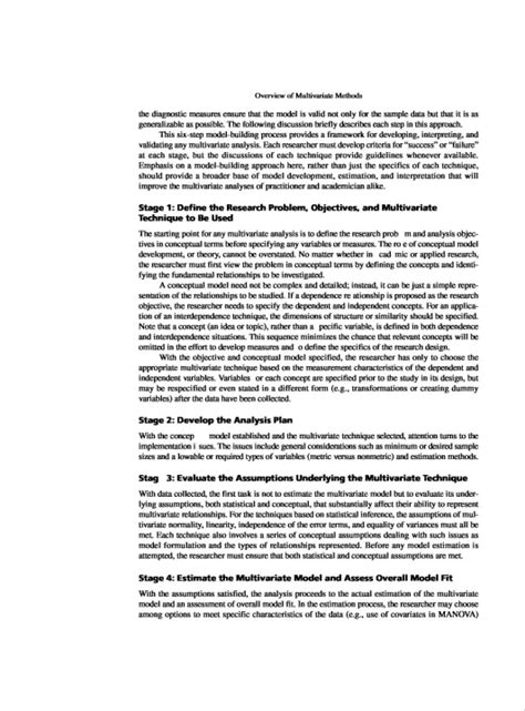 Multivariate Analysis Data Matrix 的图像结果