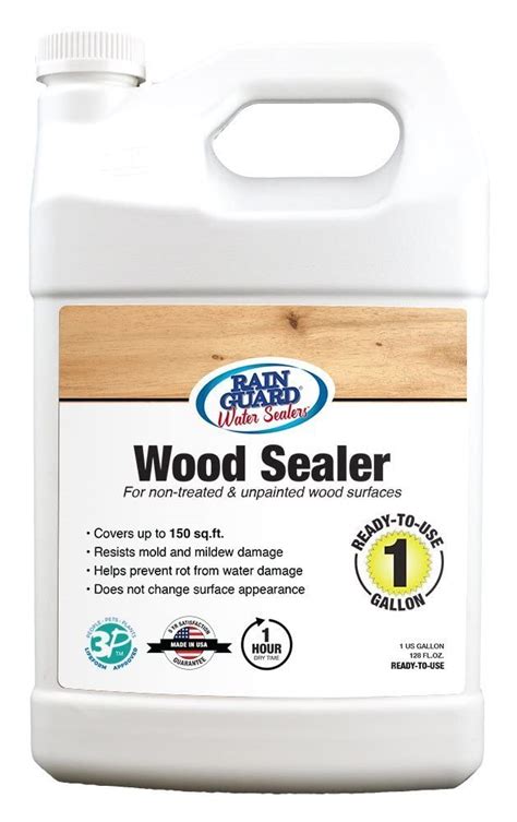 Buy Rain Guard Water Sealers SP-8004 Wood Sealer 1 Gallon - Clear ...