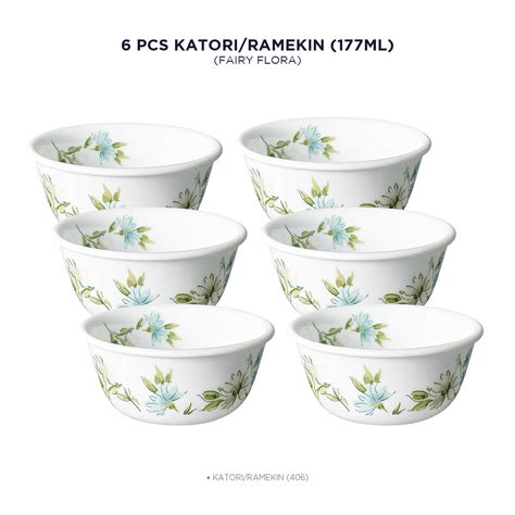 Corelle Asia Collection Fairy Flora 177 ml Katori Pack Of 6 – Corellebrands