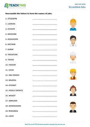 Getting a Job Worksheet 的图像结果