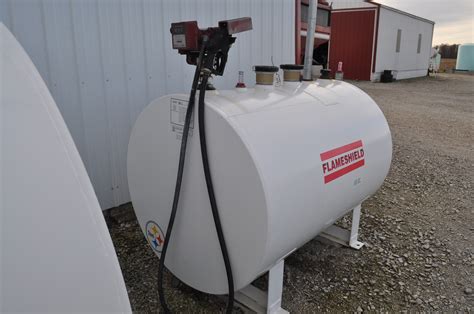 500 gallon Flameshield double wall fuel tank with FillRite FR701 Pump