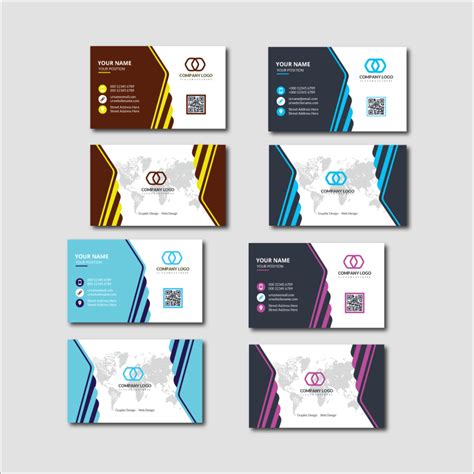 Creative Minimalist Business Card Template Bundle – 4 Unique Designs ...