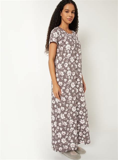 Buy Women Floral Print Nightgown Online at just Rs. 849.0 ...