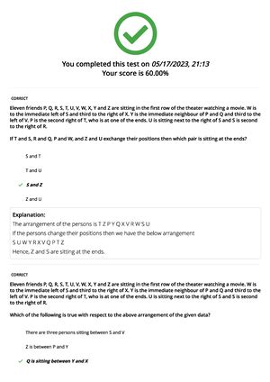 -Data Sufficiency - Mmkk - You completed this test on 05/20/2023, 19 ...