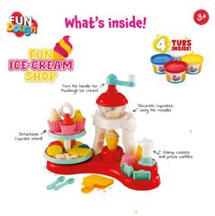 Buy Funskool FunDough Fun Ice-Cream Shop Cutting & Moulding Playset for ...
