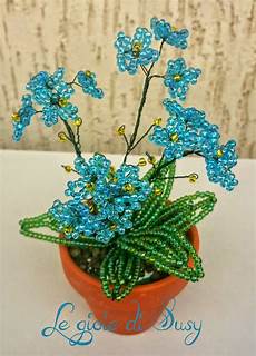 fiori fatti con perline non ti scordar di me fiori di perline e fiori filo fiori fatti con perline non ti scordar di me fiori di perline e fiori filo