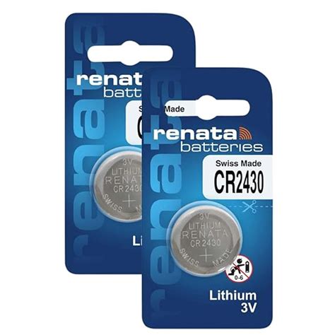 DEVICE OF URBAN INFOTECH Renata CR2430 Batteries - 3V Lithium Coin Cell ...