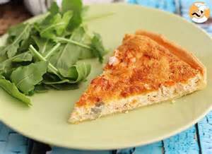 Easy and quick salmon quiche