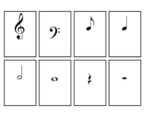 Printable Musical Notes 的图像结果