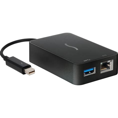 Sonnet USB 3.0 + Gigabit Ethernet Thunderbolt Adapter TB-USB3GE