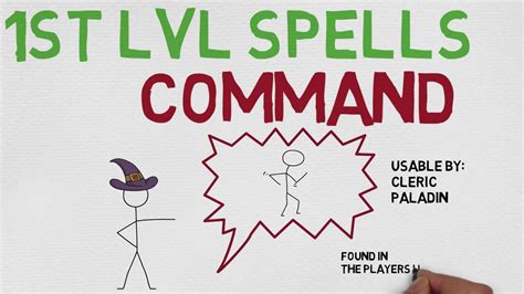 1ST LEVEL SPELL #18: Command (5E) - YouTube