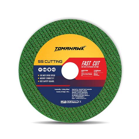 Tomahawk FAST CUT 4-inch Cut Off Wheel – Double Net- for Metal ...