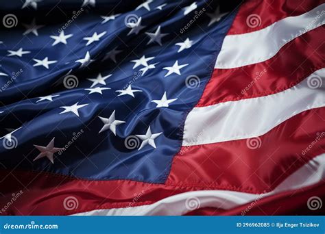 Patriotic American Flag Waving Proudly on Memorial Day, a Symbol of ...