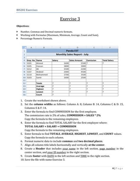 Basic Excel Exercises 的图像结果