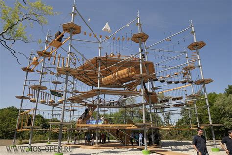 Высотный веревочный парк «Sky Town» на ВДНХ — Открытая Москва