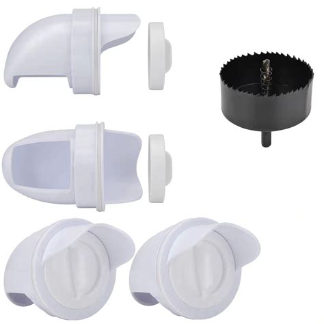 Buy Chicken Feeder Port - No Waste Chicken Feeder Port, 4 Ports DIY ...