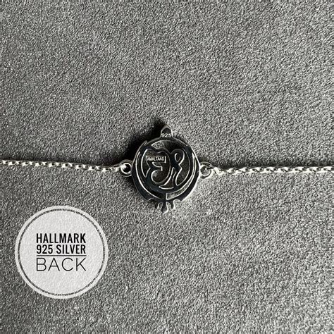 Women Ek Onkar Kripa Chain 92.5 Silver Bracelet – Amaltaas
