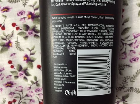 Tresemme Heat Protection Spray / Tresemme Heat Defence Styling Spray ...