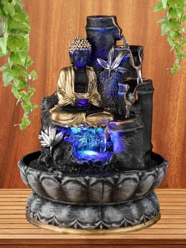 Welcome Home Decor Indoor Buddha Table Water Fountain for Indoor ...