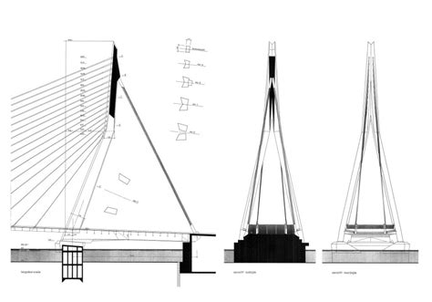 A Ponte Erasmus - um ícone de Roterdão - Projeto de arquitetura Suécia