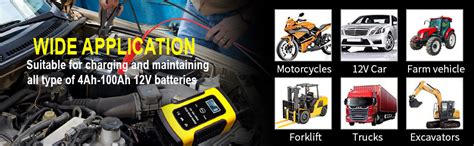 Talabat Heavy Duty Car/Bike Battery Charger 5A 12V, 12V Car Battery ...