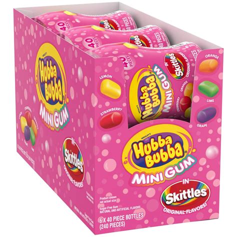 HubbaBubba Sugar Free Rainbow Gum Bottle, 6 Pack - HUBBA BUBBA India | Ubuy