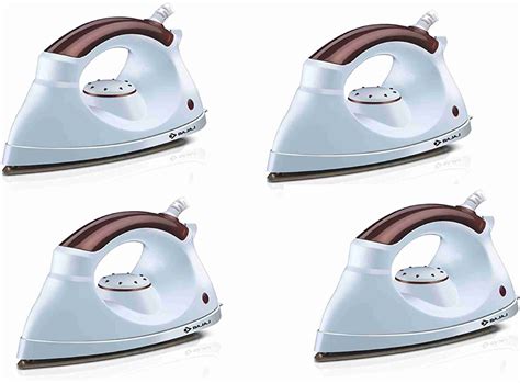 BAJAJ Esteela light weight iron 1000 W Dry Iron PACK OF 4 1000 W Dry ...