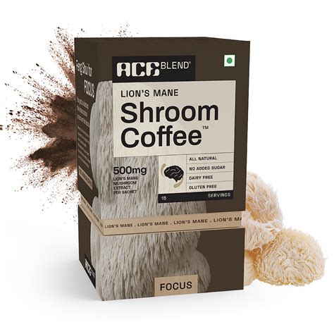 Ace Blend Lions Mane SHROOM COFFEE™ | 15 Sachets | Mushroom Coffee ...