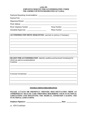 Ada Fillable Claim Form Word - Fill and Sign Printable Template Online