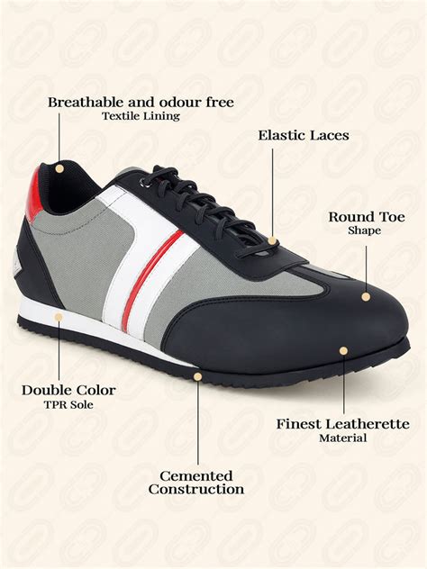 Egyptian Black Fashion Color Blocked Lace-Up Sneaker