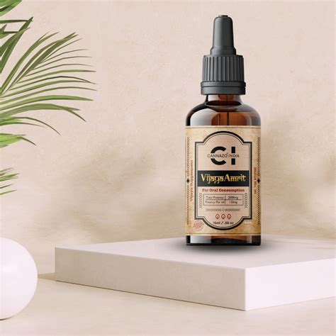 Cannazo Vijaya Amrit CBD Rich Oil ( 4:1 ) 3325mg 15ml – CannaMeds India