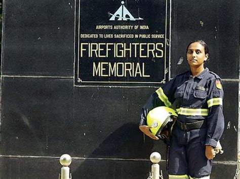 Kerala woman becomes first female firefighter at Chennai airport
