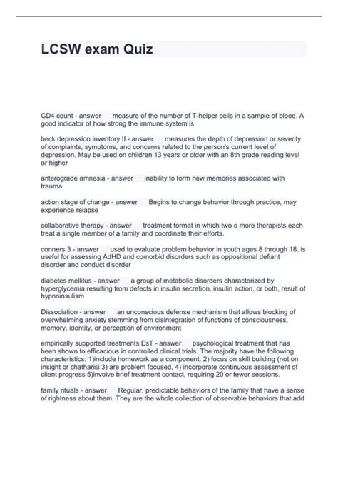 Image result for LCSW Exam Test Acronyms