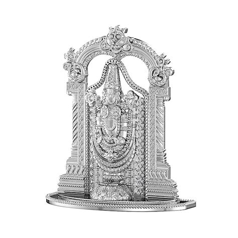 Joyalukkas Lord Balaji Divine Silver Idol : Amazon.in: Home & Kitchen