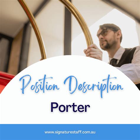 Porter Job Description - HR Services Online Signature Staff