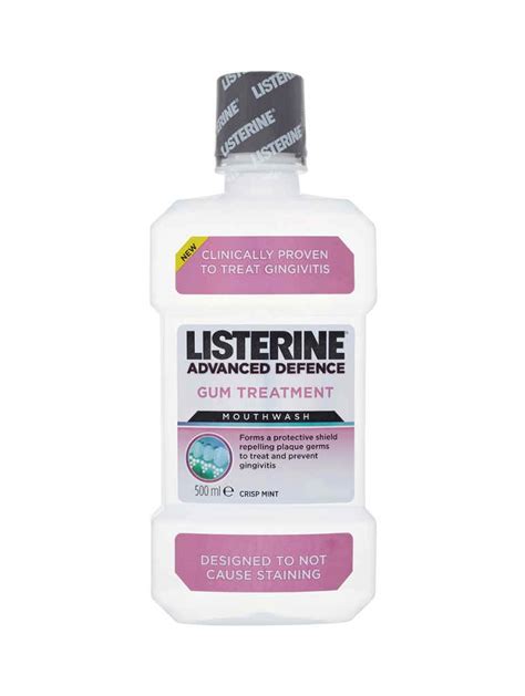 Listerine Advanced Defence Mouthwash Gum Therapy 500ml | withaid