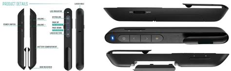 Storin Wireless Presenter,USB Presentation Remote Control Pen,PPT Laser ...