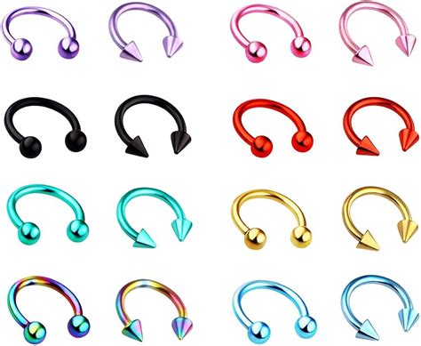 BoomYou 16 PCS Surgical Steel Body Piercing Kit - India | Ubuy